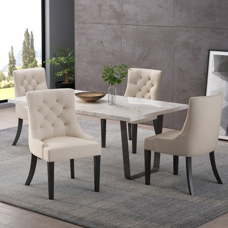 Tufted chair online set